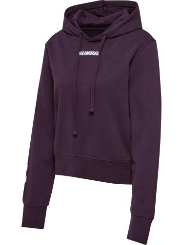 Hummel Hmlelemental Short Hoodie Woman - plum perfect (Grösse: S)