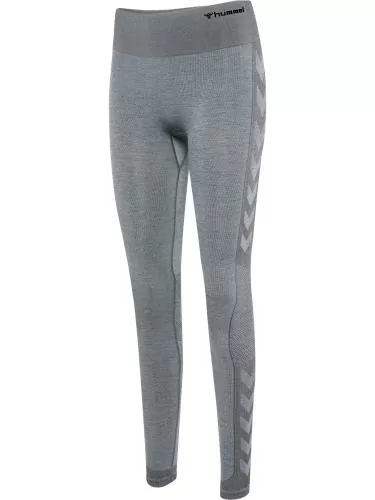 Hummel Hmlmt Shine Seamless Mw Tights - quiet shade/sharkskin melange
