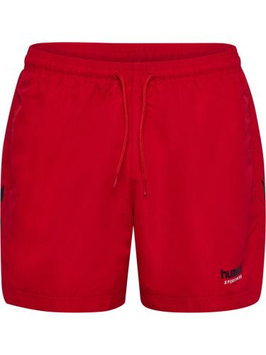 Hummel Hmlned Swim Shorts - barbados cherry