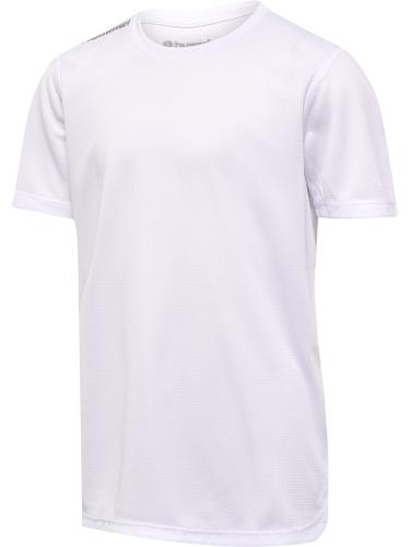 Hummel Hmlrun Jersey S/S Kids - white (Grösse: 164)