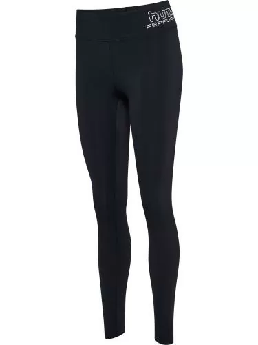 Hummel Hmlte Fundamental Mid Waist Tights - black/white