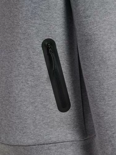 Hummel Hmltech Fleece Regular Zip Hoodie - grey melange