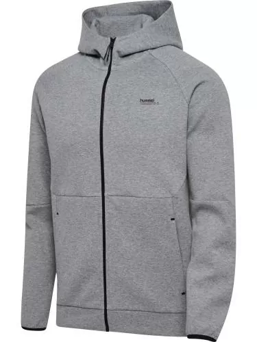 Hummel Hmltech Fleece Regular Zip Hoodie - grey melange