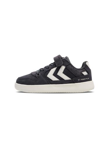 Hummel St. Power Play Suede Jr - white/obsidian/black (Grösse: 36)
