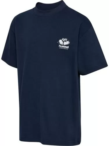 Hummel hmlLoose Tee S/S Graphic Junior - dark sapphire