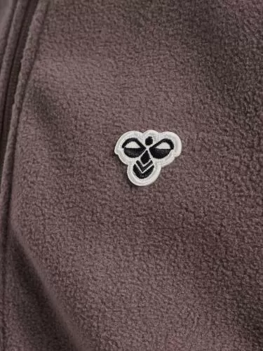Hummel hmlJr Fleece Zip Jacket Bee - peppercorn