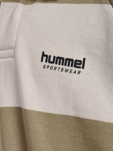 Hummel hmlJr Loose Striped Polo L/S - cornstalk