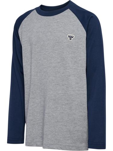 Hummel hmlJr Raglan Loose T-Shirt L/S Bee - dress blues