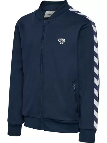 Hummel hmlJr Archive Reg Poly Zip Jacket - dress blues