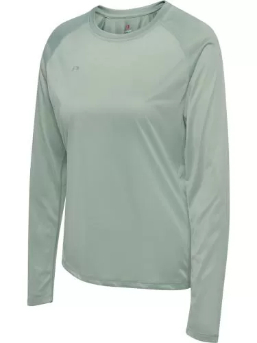 Newline nwlBeat W T-Shirt L/S - green milieu