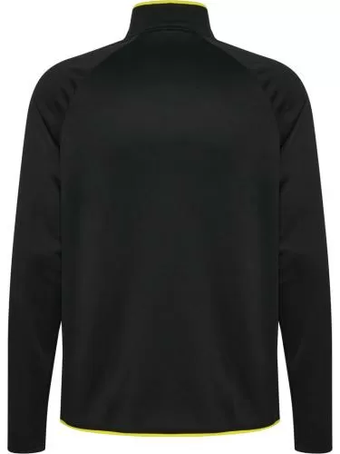Hummel hmlCore 2.0 Half Zip - black/blazing yellow