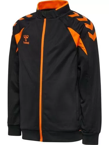 Hummel hmlCore 2.0 Track Zip Jacket Kids - black/orange tiger