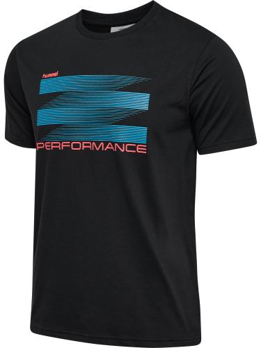 Hummel hmlPulse Graphic T-Shirt S/S - black