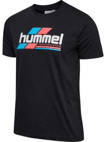 Hummel hmlPulse Graphic T-Shirt S/S - black/white