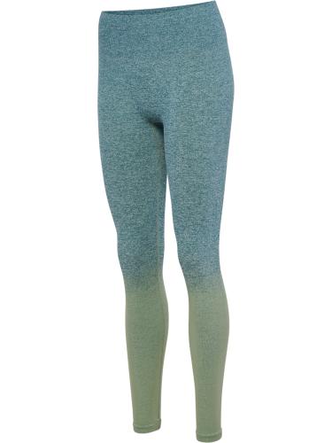 Hummel hmlYoga Seamless Gradient Hw Tights - balsam/frosty green