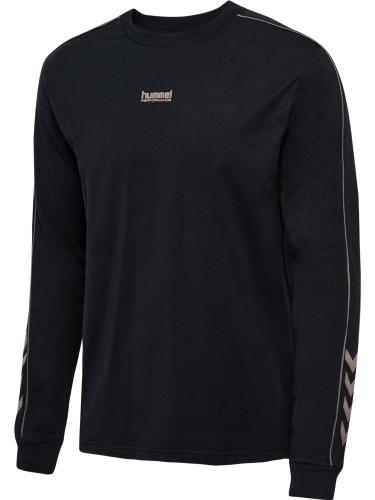 Hummel hmlPulse Piping T-Shirt L/S - black