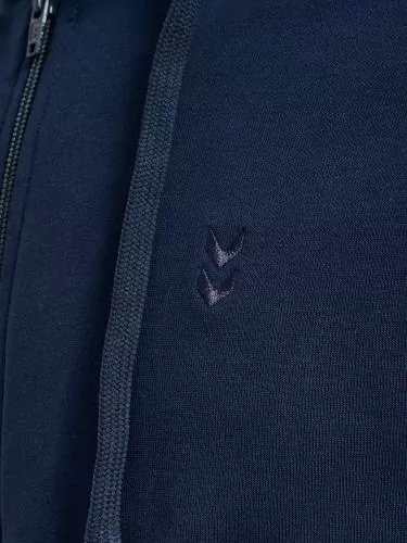 Hummel hmlPulse Piping Zip Hoodie - dress blues