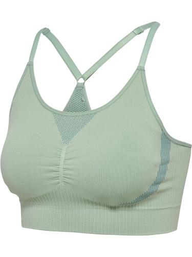 Hummel hmlHiit Seamless Padded Bra - frosty green