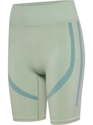 Hummel hmlHiit Seamless Short Tights - frosty green