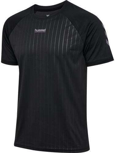 Hummel hmlPulse Stripe T-Shirt S/S - black