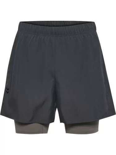 Hummel hmlHiit Intensity 2 In 1 Shorts - ebony