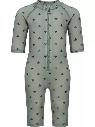 Hummel hmlMini Bee Aop Swimsuit 3/4 Sl - shadow