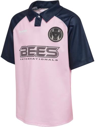 Hummel hmlJr Loose Tiger Soccer Jersey S/S - roseate spoonbill