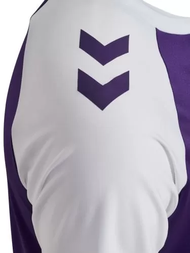 Hummel hmlMatch League Jersey S/S - acai/white
