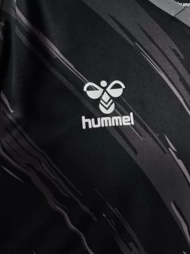 Hummel hmlMatch Triumph Jersey S/S - black/steel gray