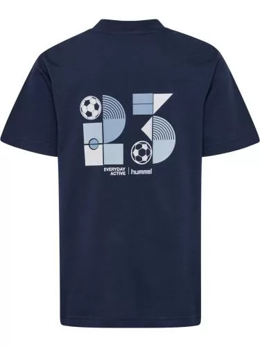 Hummel hmlJr Graphic T-Shirt S/S - dress blues