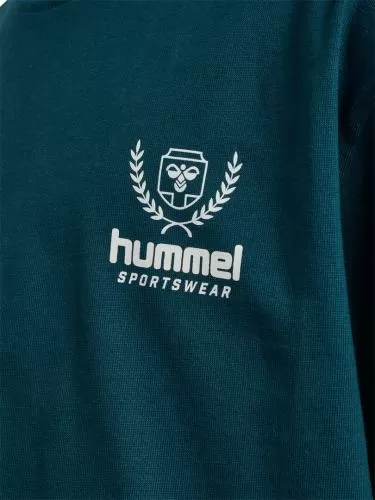 Hummel hmlJr Loose Graphic T-Shirt S/S Bts - reflecting pond