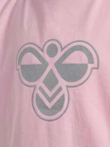 Hummel hmlJr Reg T-Shirt S/L Big Bee - roseate spoonbill