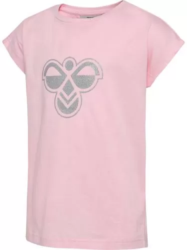 Hummel hmlJr Reg T-Shirt S/L Big Bee - roseate spoonbill