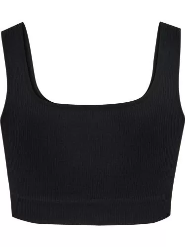 Hummel Hmlpulse Seamless Rib Bra - black