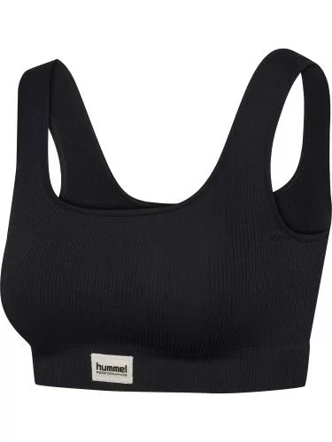 Hummel Hmlpulse Seamless Rib Bra - black