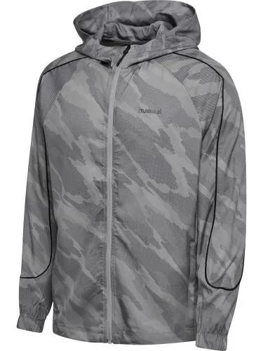 Hummel Hmlaop Hybrid Track Jacket - Sharkskin