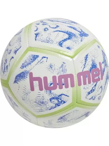 Hummel Hmlblaze Club 26 Training Football - White/Blue/Pink