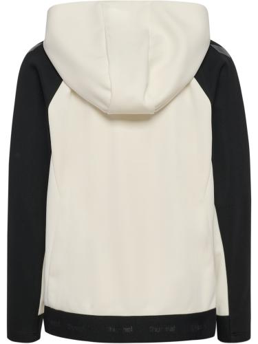 Hummel Hmlcima 2.0 Zip Hoodie Kids - Marshmallow/Black