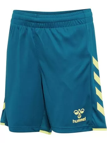 Hummel Hmlcore 2.0 Shorts Kids - Celestial/Pale Lime Yellow