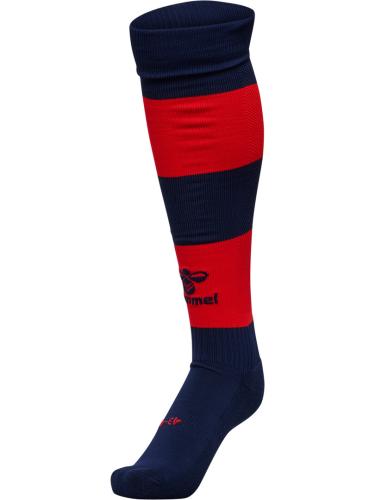Hummel Hmlessential Stripe Football Socks - Marine/True Red