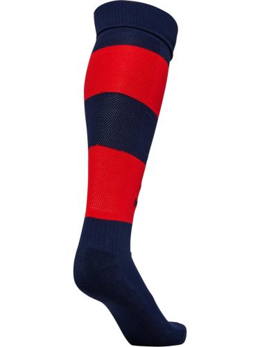 Hummel Hmlessential Stripe Football Socks - Marine/True Red