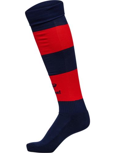 Hummel Hmlessential Stripe Football Socks - Marine/True Red