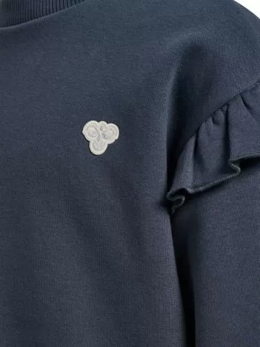 Hummel Hmljr Loose Flair Sweatshirt Bee - Ombre Blue