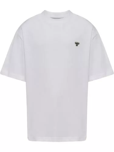 Hummel Hmljr Loose T-Shirt S/S Bee - Bright White