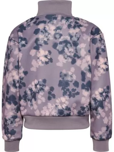 Hummel Hmljr Reg Poly Aop Zip Jacket - Gray Ridge