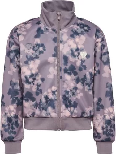 Hummel Hmljr Reg Poly Aop Zip Jacket - Gray Ridge
