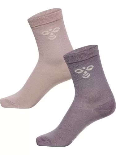 Hummel Hmljr Wool 2-Pack Socks - Gray Ridge/Cloud Gray