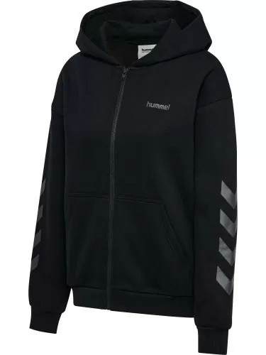 Hummel Hmlkeeper Chevron W Zip Hoodie - Black