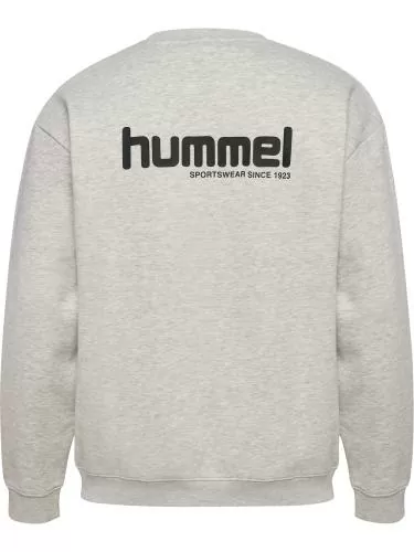 Hummel Hmlkeeper Graphic Crewneck - Light Grey Melange