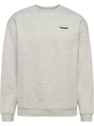 Hummel Hmlkeeper Graphic Crewneck - Light Grey Melange